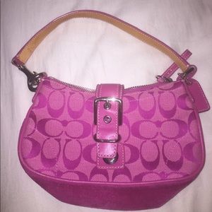 Authentic pink coach purse