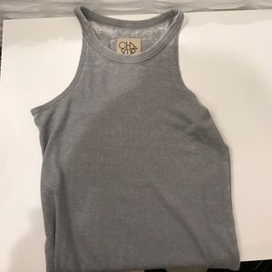 Chaser gray tank top