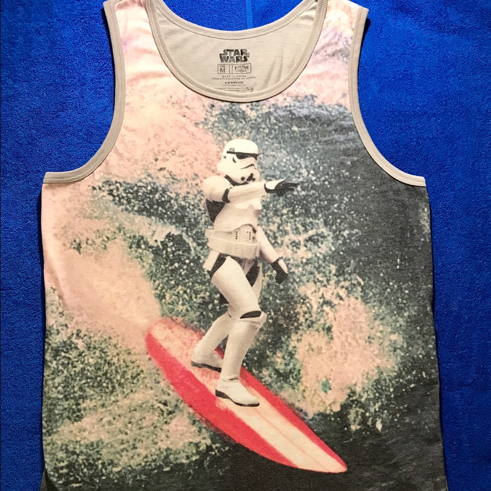 STAR WARS TANK TOP Surfin' Stormtrooper - Size M
