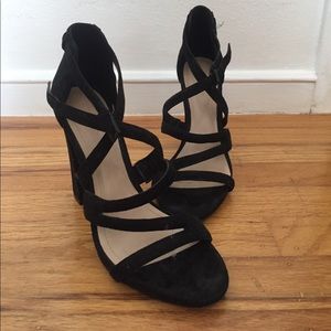 Pour La Victoire "Carla" Strappy Suede Heel (7)