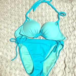 Victoria Secret Blue Swimsuit