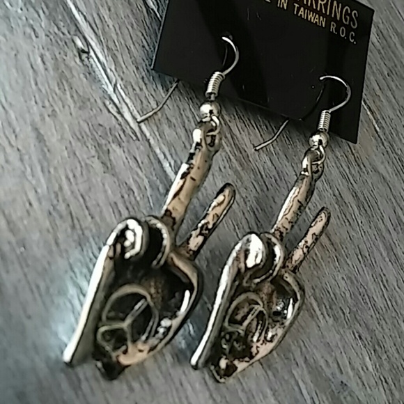 EARRINGS PEACE OUT Earrings - Picture 3 of 3