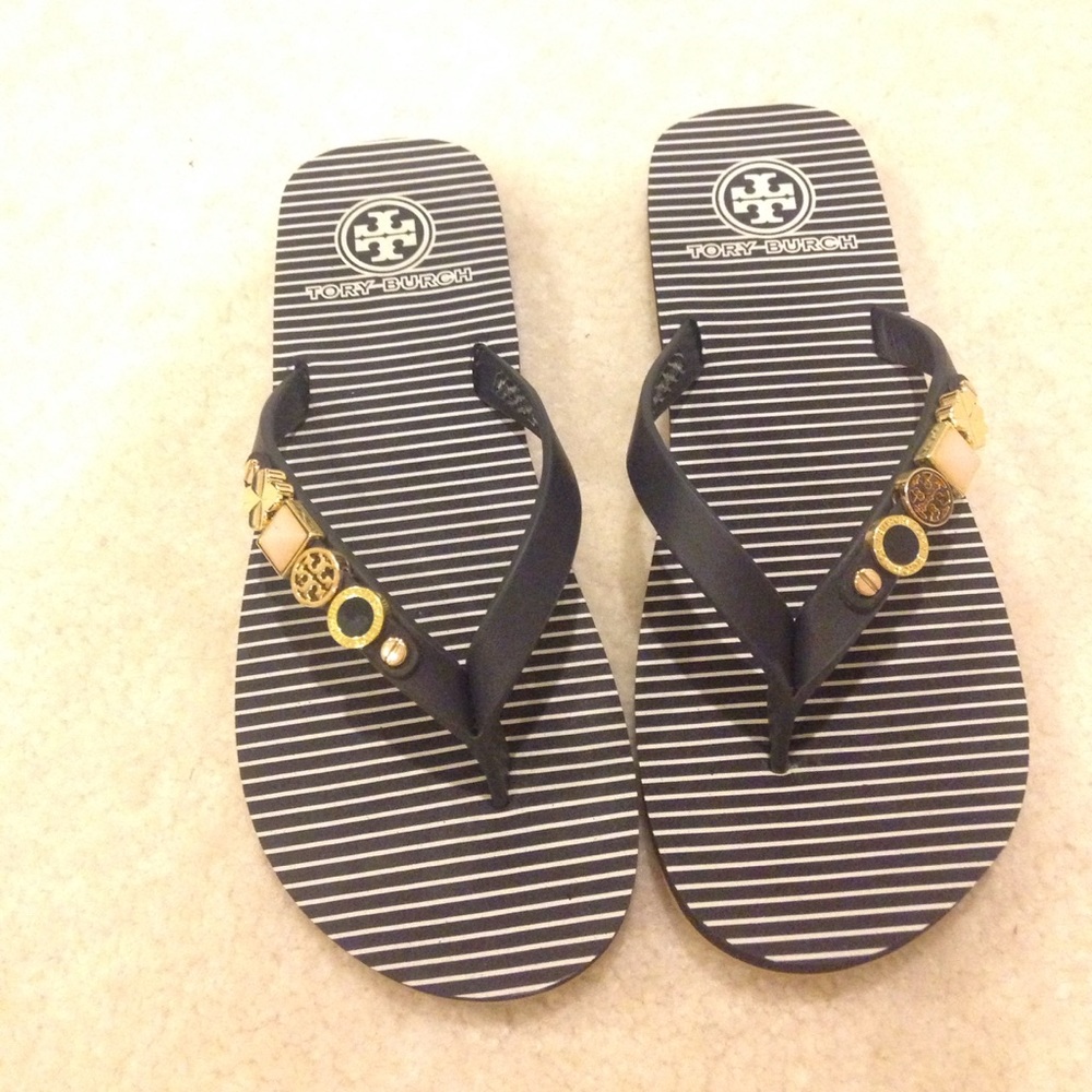 Tory burch flip flops