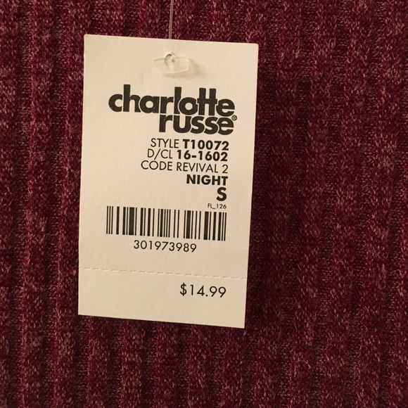 🆕CHARLOTTE RUSSE crop top - Picture 4 of 4