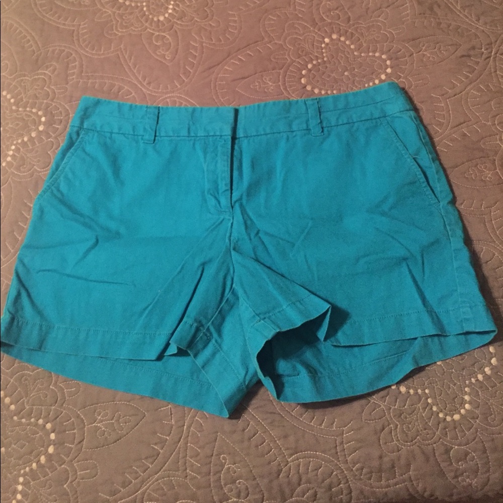 Teal shorts
