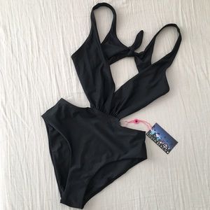 ASOS by South Beach Deep Plunge One Piece