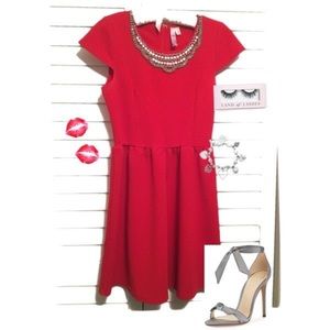Red short Dress Alya tm size L
