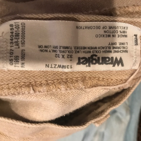 32x32 Tan Wrangler Jeans 13MWZ - Picture 3 of 3