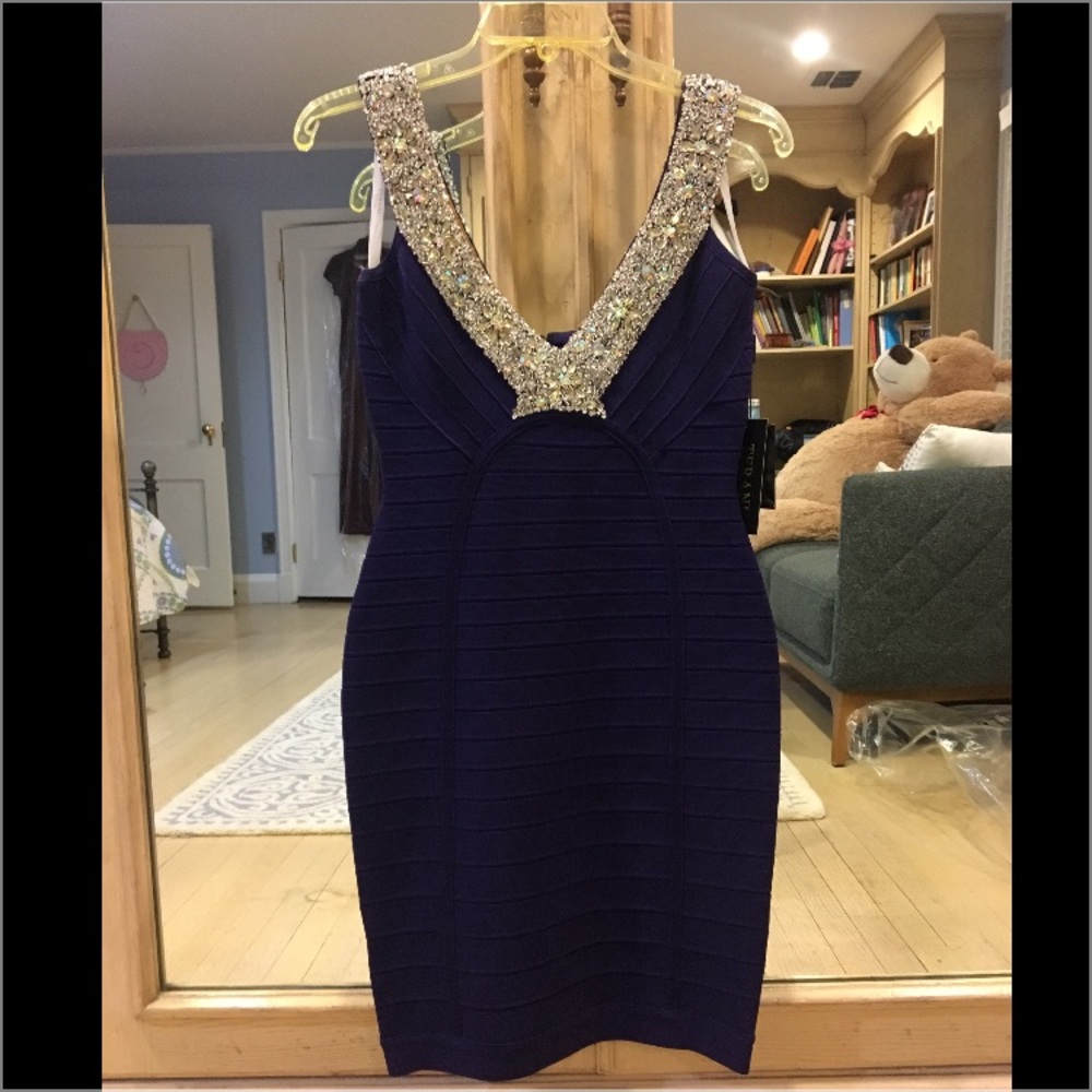 Purple terani couture dress