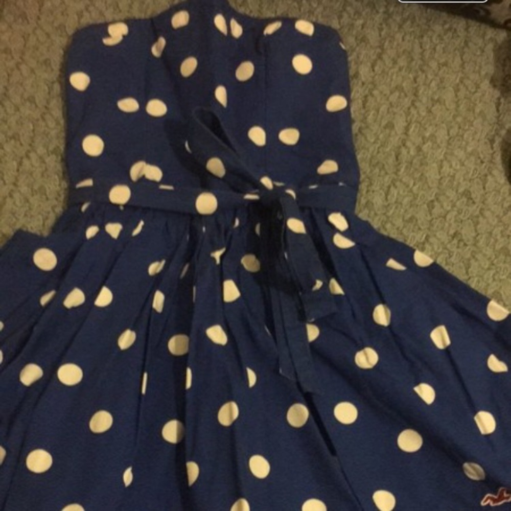 Blue Polkadot Dress