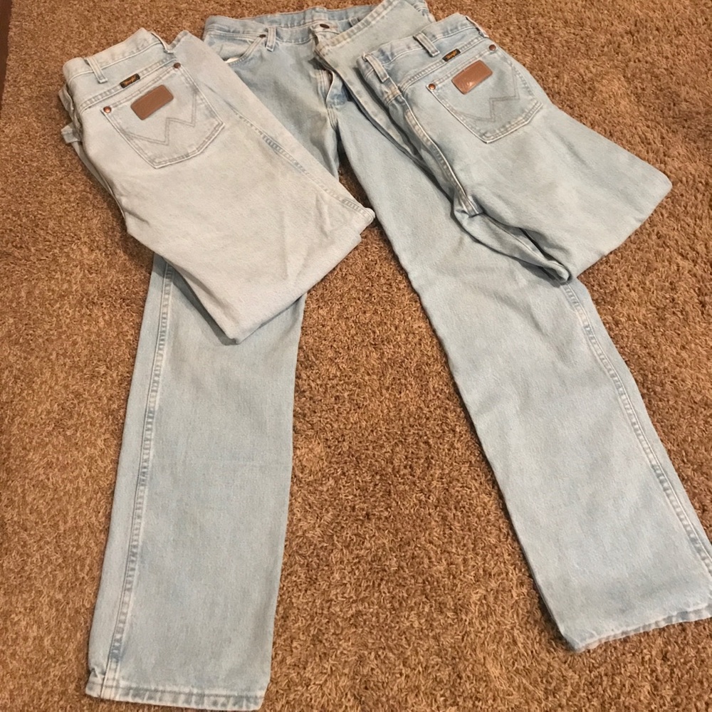 Wrangler 32x32 whitewashed 13MWZ