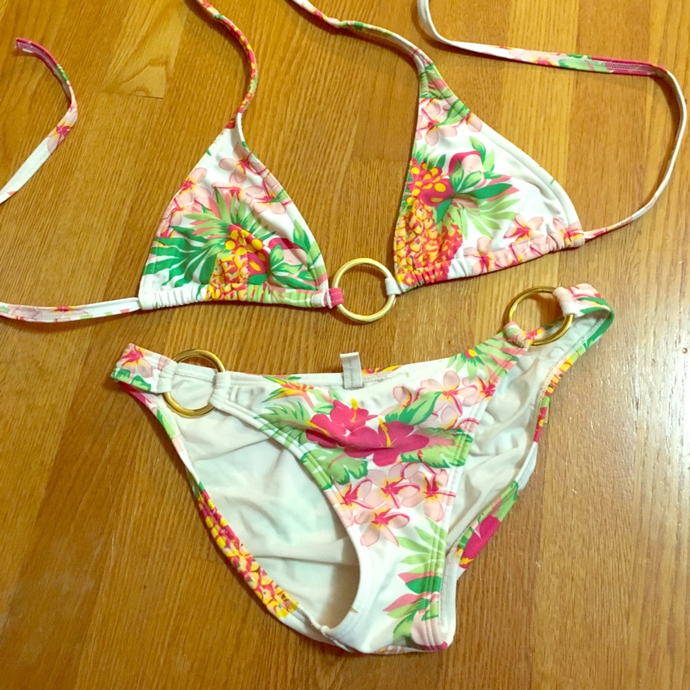 Vix tropical print bikini