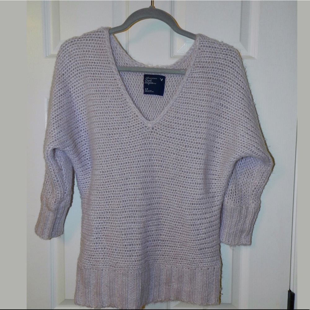 AEO Light Lavender Knitted Sweater