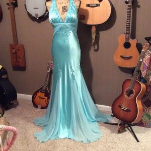 Pageant long gown from Davids Bridal