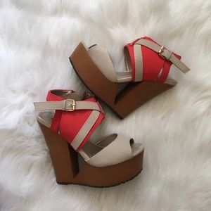 Wedge heels