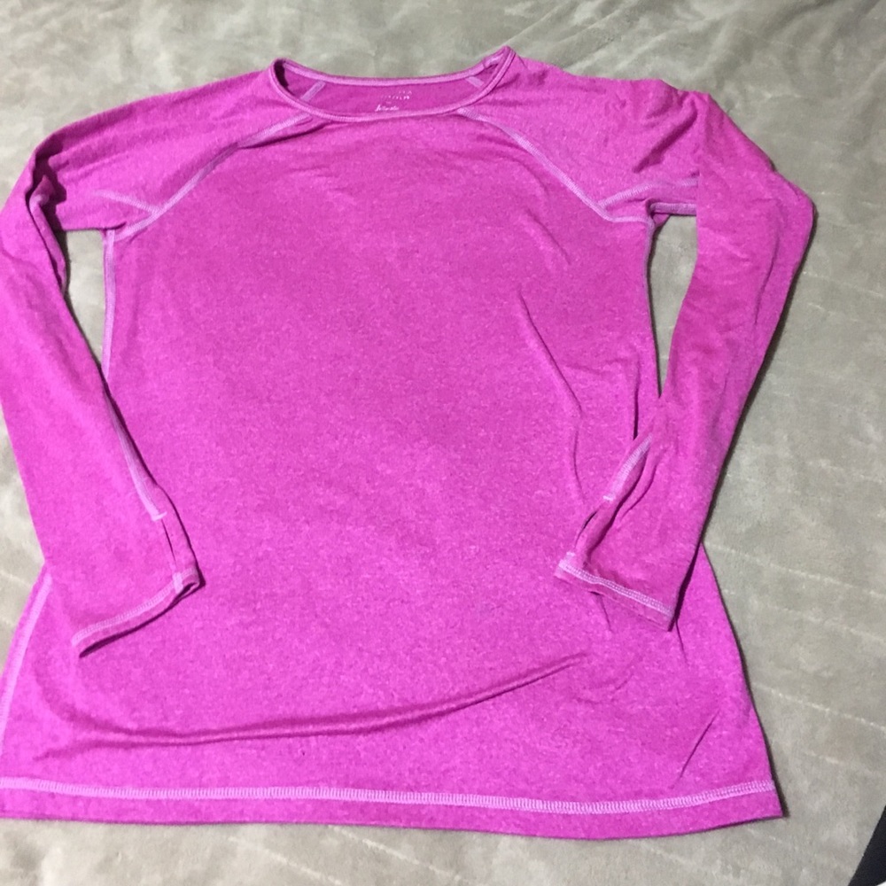 Fuchsia running shirt