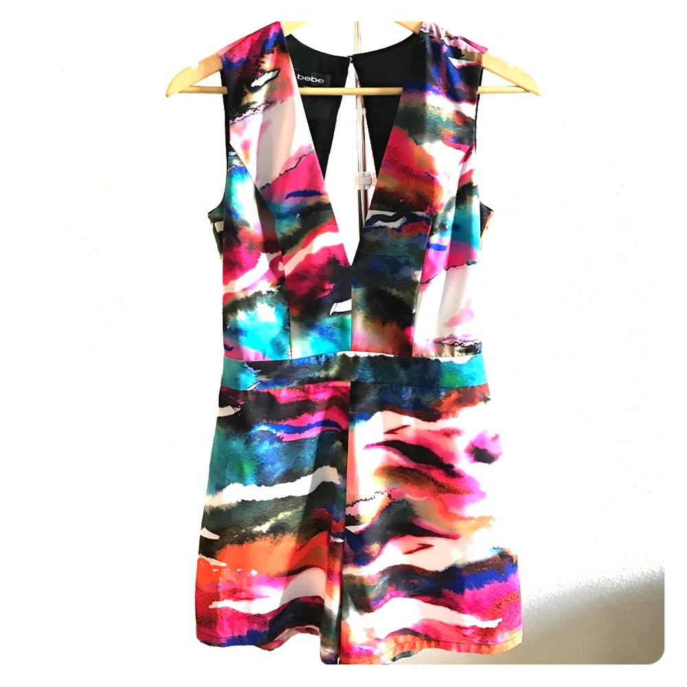 Multicolored Bebe Romper