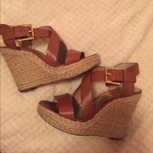 Michael Kors Cognac Wedges