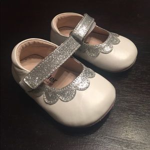 NEW See Kai Run leather baby mary jane shoes