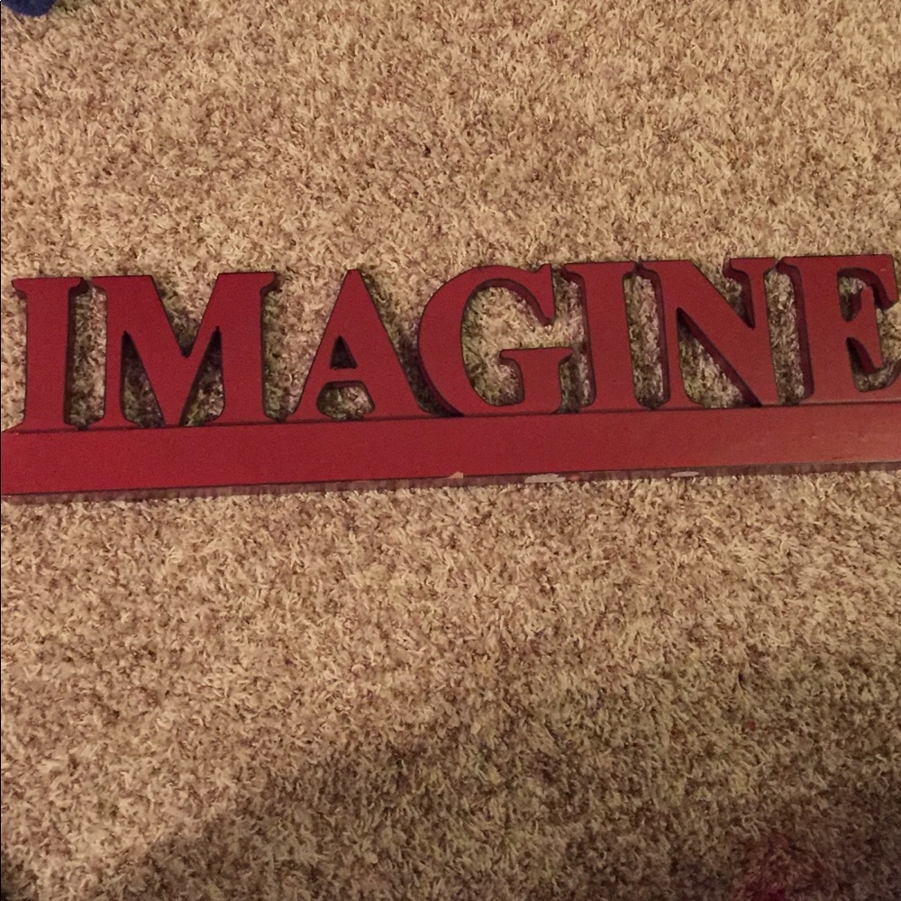 Imagine plaque