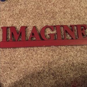 Imagine plaque