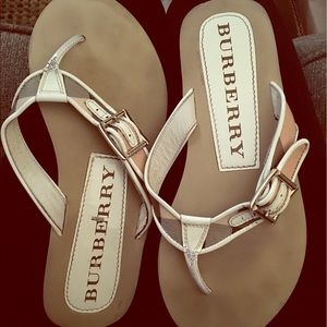 Authentic Burberry Flip Flops