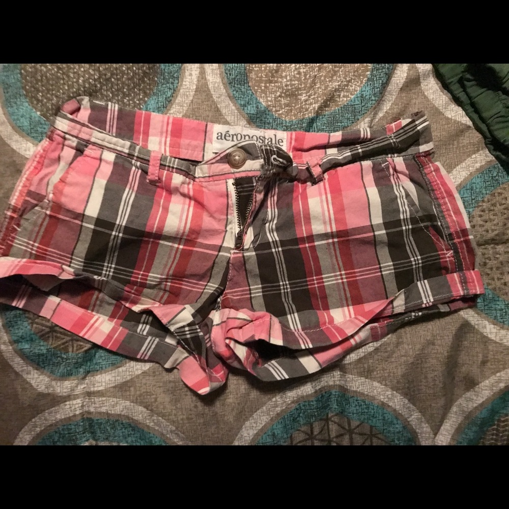 Aeropostale plaid shorts