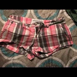 Aeropostale plaid shorts