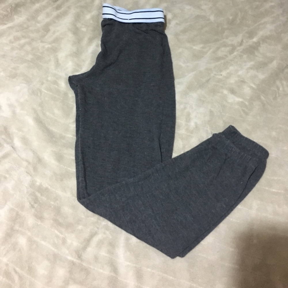 Gray joggers