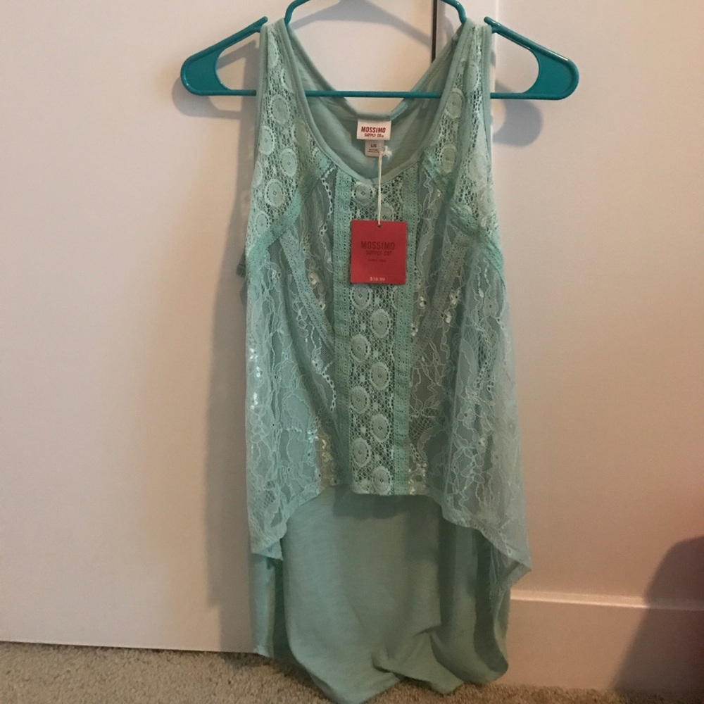 NWT high low tank top