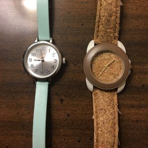 Two watches.
