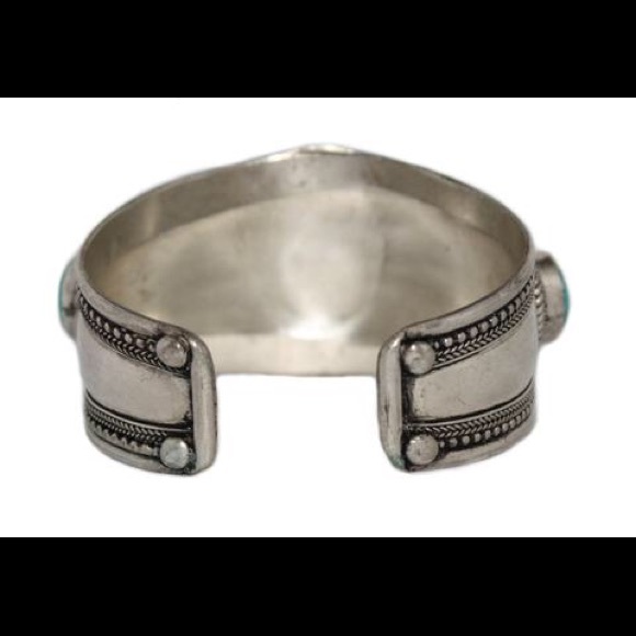 Turquoise Bracelet Turquoise Cuff Bracelet - Picture 3 of 3