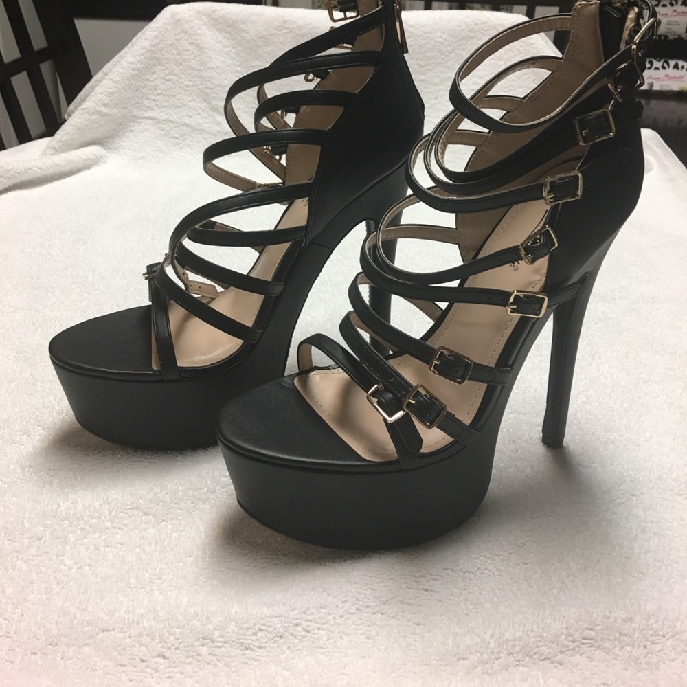 6 1/2 black heels