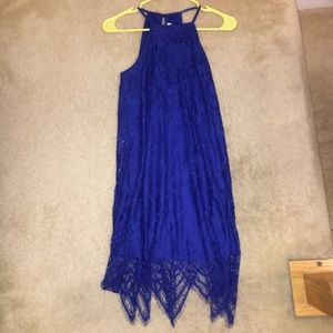 NWT blue lace dress
