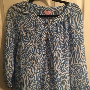 Lilly Pulitzer long sleeve blouse
