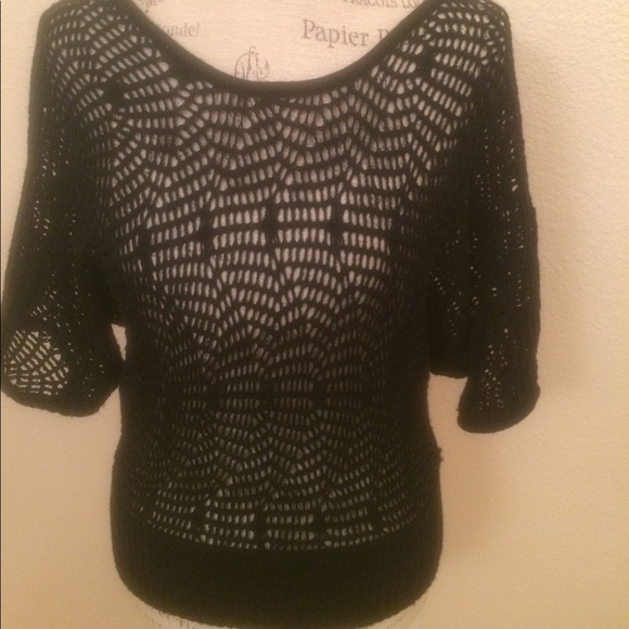 Cotton On Black Crochet Top - Picture 2 of 4