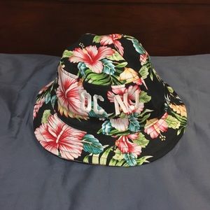 A floral Ocean City New Jersey bucket hat