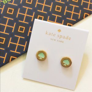 NWT Auth Kate Spade "Spade" stud earrings