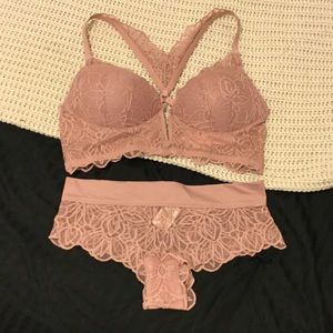 Victoria's Secret PINK Push Up Bralette and Panty