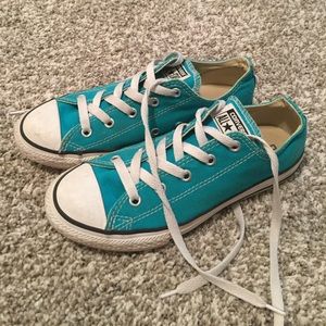 Kids Teal Converse
