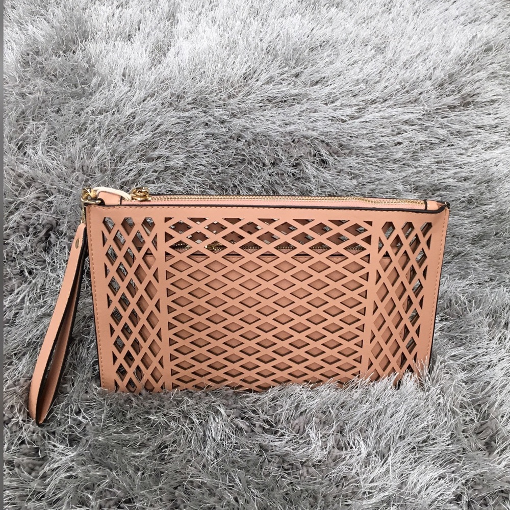 Nude Lasercut Clutch