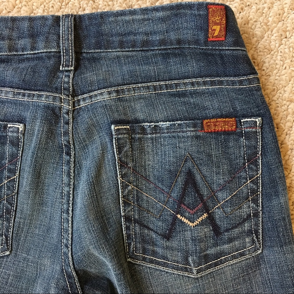 7 for All Mankind flare leg jeans