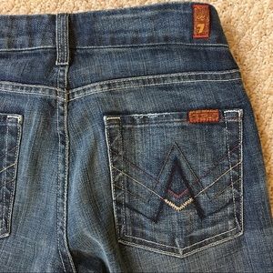 7 for All Mankind flare leg jeans