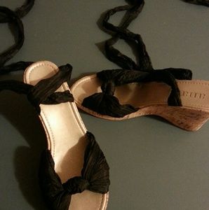 Lace Up Wedges