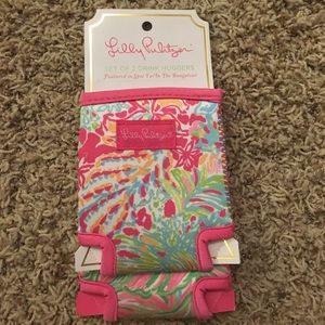 NEVER USED Set of Lilly Pulitzer Drink Huggers (2)