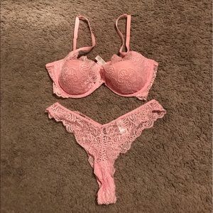 Victoria's Secret Bra and Thong set.