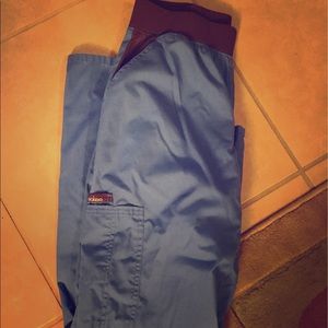 Cherokee blue scrub pants size small