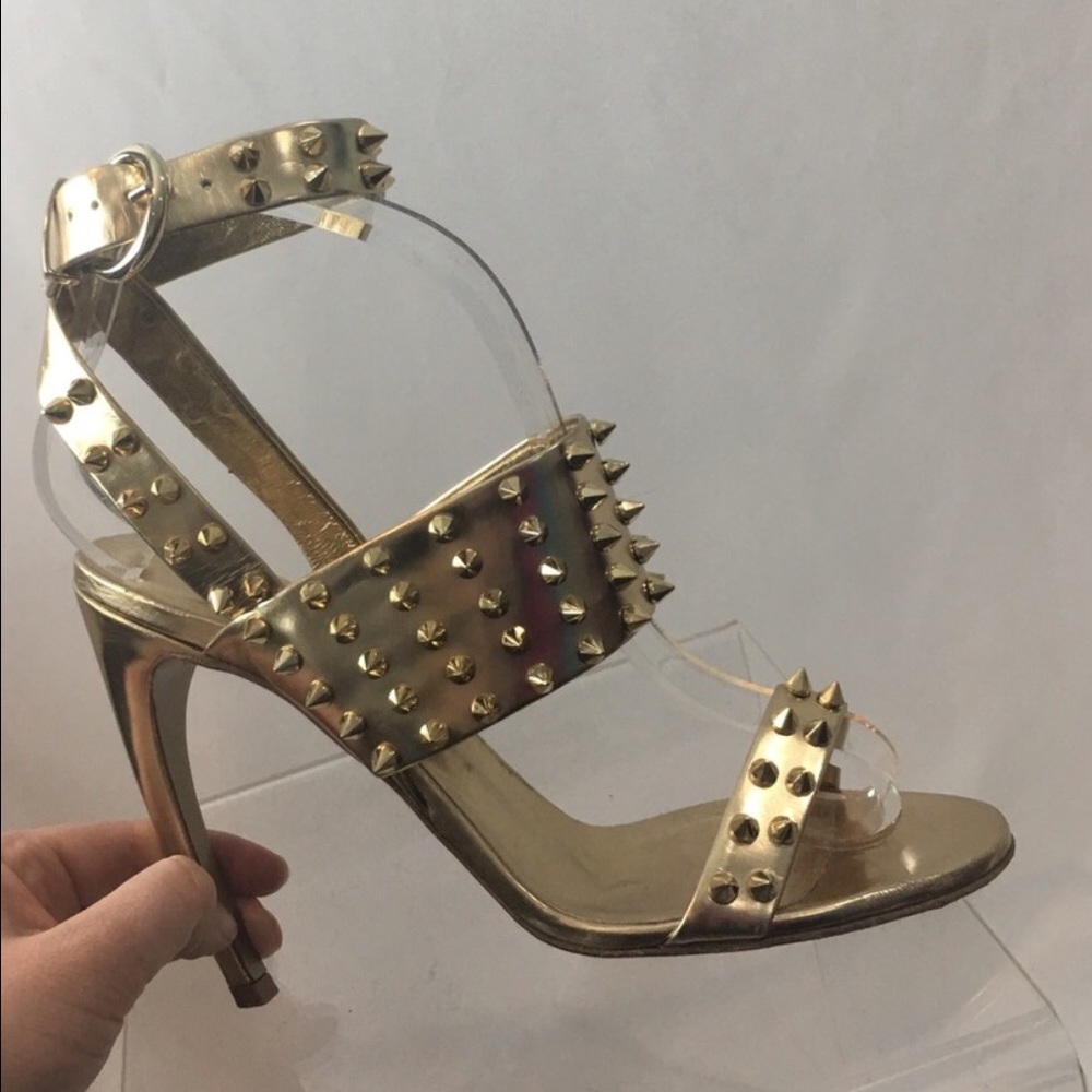Super Sexy Gold Studded Heels