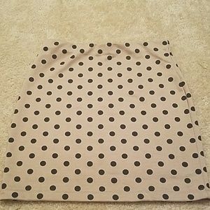 Polka dot skirt