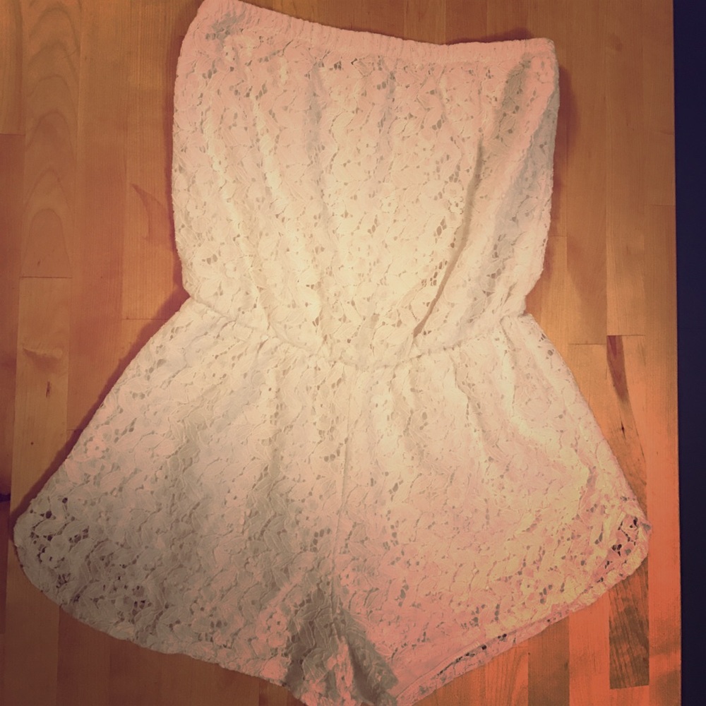 Korea White Romper